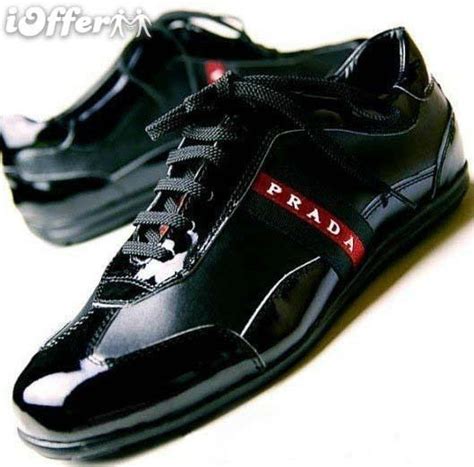 zapatillas prada precio|Prada shoes with red soles.